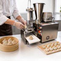 Machine semi-automatique en acier inoxydable pour la fabrication de momos, siopao et raviolis, 220V, nouvelle, usage commercial