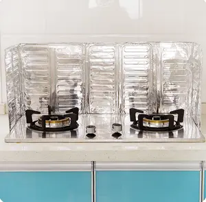 MZL Kompor Gas Pelat Penyekat Minyak Insulasi Minyak Aluminium Foil Logam Memasak Panas Peralatan Dapur Portabel