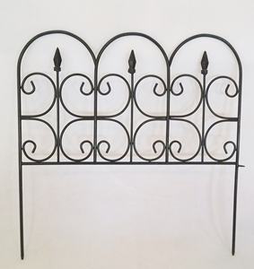 Valla Metálica Decorativa para Jardín, Moderna, Resistente a la Oxidación, Sin Necesidad de Excavación, Barrera para Perros y Animales, Fácil de Montar - Product Image 3