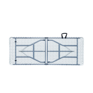 Portable Outdoor Furniture 6ft 8ft Long Black Plastic <strong>Foldable</strong> <strong>Table</strong> for Events Party - Product Image 4