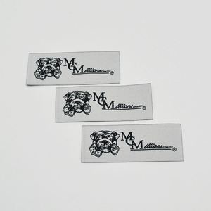 Nouveaux produits 2025 Designer Logo personnalisé Tag Swing Tickets Étiquettes de vêtements tissés au cou et marques célèbres pour vêtements - Product Image 2