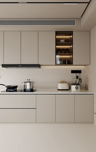 Gabinetes de Cocina Modulares Modernos Minimalistas, Armario de Madera Ecológico, Muebles de Cocina Personalizables - Product Image 5