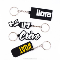 Porte-clés en caoutchouc personnalisés en gros avec logo 2D 3D en forme de boussole, en caoutchouc souple, pour cadeaux promotionnels