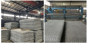 Nhúng nóng 2*1*1 đá lồng đầy gabion giỏ tường lục giác dây lưới gabion - Product Image 3