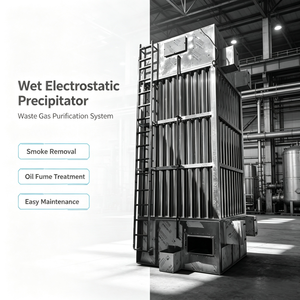 Précipitateur électrostatique humide (ESP) compact pour l'agriculture : Capture des aérosols de condensation de vapeur de pluie dans les usines de séchage alimentaire - Product Image 1