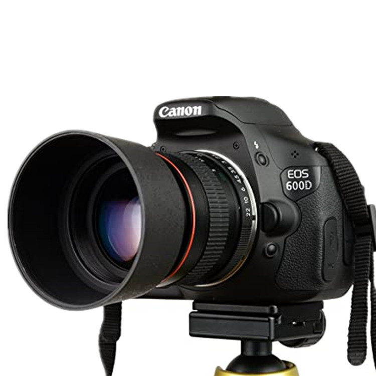 85mm F1.8 Manual Focus Portrait Lens – Full-Frame Medium Telephoto Lens for Canon EOS Cameras - View 2