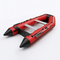 Bateau pneumatique de haute qualité en aluminium pour la pêche, bateau à moteur portable en PVC, bateau gonflable pour sports nautiques