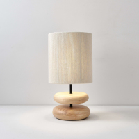 Lampe de table en bois massif de Style médiéval haut de gamme lampe de bureau créative pour salon étude chambre chevet avec une excellente atmosphère