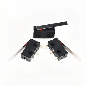 KW12 can be customized left and right handle length 5A 125V250V stroke limit switch contact button micro switch straight handle