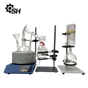 Short range molecular distiller laboratory small-scale distillation device 20L chemical extraction and purification equipment