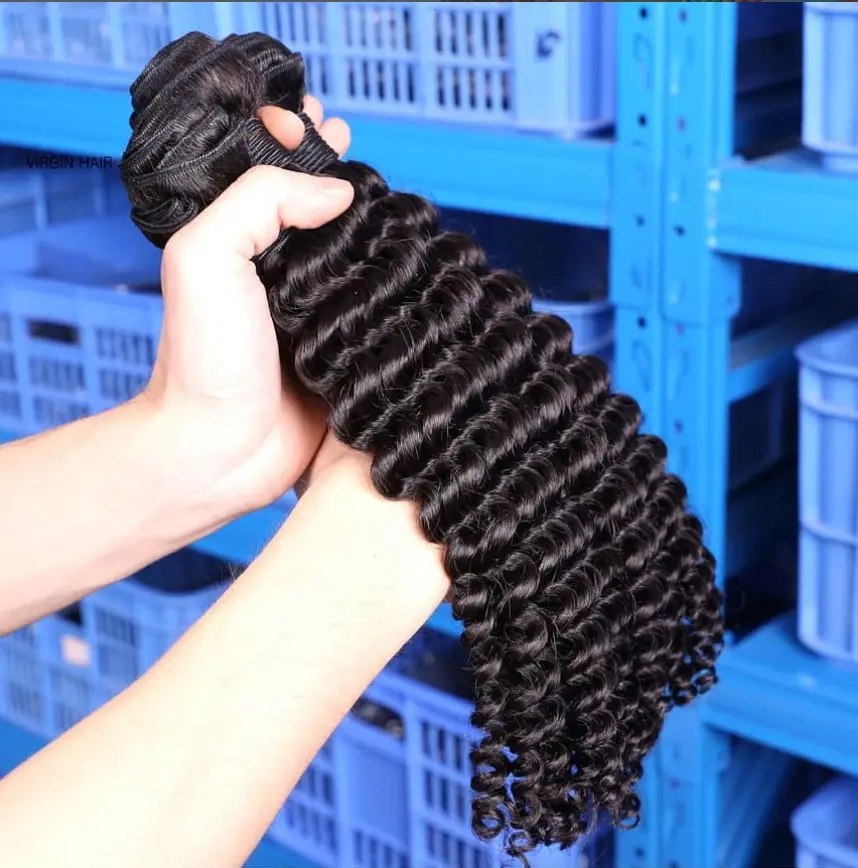 100% 人間の生のカンボジアの髪の束ベンダー卸売生のキューティクル整列した髪10Aインドのキューティクル整列した生の髪の束