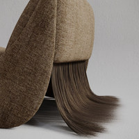 Fauteuil simple en tissu Degas Dejia - Extrêmement confortable, style vintage, chaise longue de balcon de style médiéval, meubles pour la maison