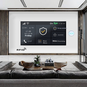 Hệ thống báo động Home Touch Home an ninh Hệ thống chống trộm báo động máy chủ 4G Wifi ứng dụng thông minh hệ thống mạng kép ABS <span class=keywords><strong>433Mhz</strong></span> cửa - Product Image 5