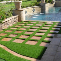 Haie artificielle haute densité écologique, clôture en gazon synthétique résistante aux intempéries, écran de gazon artificiel pour jardin extérieur et cour