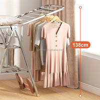 Porte-sacs de salle de bain pliable multifonctionnel en acier inoxydable à 3 niveaux, très pratique
