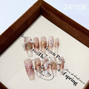 <span class=keywords><strong>Uñas</strong></span> postizas hechas a mano personalizadas para <span class=keywords><strong>niñas</strong></span> Etiqueta privada Salón <span class=keywords><strong>de</strong></span> Arte <span class=keywords><strong>de</strong></span> <span class=keywords><strong>uñas</strong></span> Uso <span class=keywords><strong>de</strong></span> diferentes tamaños con pegamento y diseño - Product Image 6