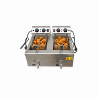 Friteuse Commerciale Bhajiya, Équipement de Friture pour Lumpiang et Shanghai, Machine à Frire les Cuisses de Poulet, Friteuse à Frites Ondulées, Friteuse Professionnelle