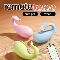 Nouveau Vibrateur Œuf d'Amour Mignon, Contrôle par Application, Œufs Vibrants Invisibles, Stimulateur Vaginal, Jouets Sexuels pour Adultes pour Couples