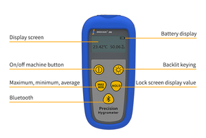 Mini thuận tiện LCD kỹ thuật số nhiệt độ và độ ẩm Meter ẩm kế Nhiệt kế - Product Image 5