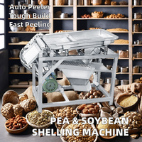 Machine à décortiquer, éplucher et égrener les haricots verts, les pois et les fèves, avec moteur