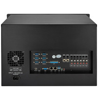 Сервер IP-трансляций HuiDu IP-8700 для систем оповещения и звукоусиления, профессиональная цифровая система с сенсорным экраном, усилитель для школ