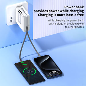 <strong>China</strong> <strong>Top</strong> <strong>Ten</strong> <strong>Selling</strong> <strong>Products</strong> PD22.5W Portable Magnetic Power Bank 15000mah with Plug External Battery for Outdoor - Product Image 5