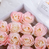 Fleurs de savon artificielles de haute qualité faites à la main, 5 couches, design moderne, boîte de fleurs de savon, coffret cadeau pour femmes, vente en gros d'usine