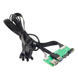 เคสพีซีด้านหน้า IO PCB <span class=keywords><strong>สาย</strong></span> USB2.0รีเซ็ตพลังงาน USB3.0สวิตช์ไฟ LED <span class=keywords><strong>HDD</strong></span> สำหรับแชสซีเดสก์ท็อป ATX - Product Image 6