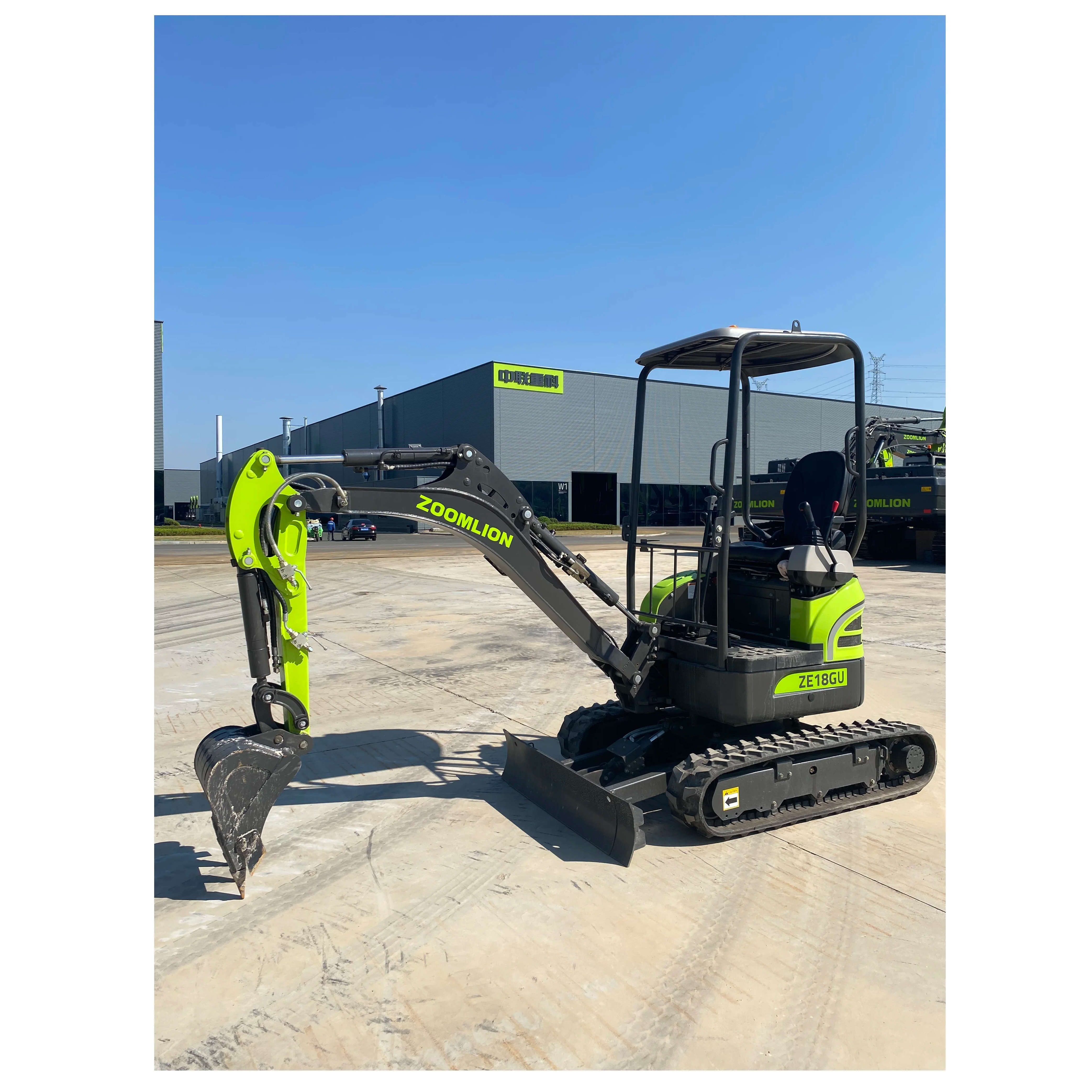 zenonkun ZOOMLION ZE18GU 1.8 Ton Mini Crawler Excavator, Open Cabin, 34KN