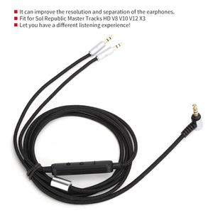 สายสัญญาณเสียงที่ทนทาน 1.2M สําหรับหูฟัง Master Tracks ของโซลรีพับลิค HD V8 V10 V12 X3 - Product Image 4