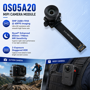 โมดูลกล้อง MIPI 5MP 60FPS รุ่น OS05A20 พิกเซล 2.0um ถ่ายภาพความเร็วสูง สำหรับกล้องแอคชั่นและกล้องติดตัว - Product Image 3