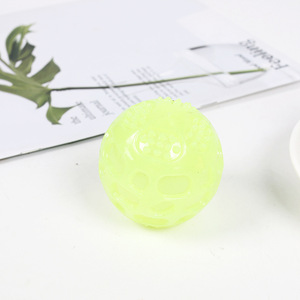 Pelota de goma que brilla en la oscuridad para <span class=keywords><strong>perros</strong></span>, juguete para hacer sonido, juguete para masajear, esfera luminosa, suministros de entrenamiento para mascotas - Product Image 3