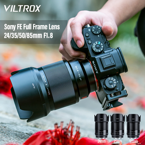 VILTROX Lente De Cámara De 24mm, 35mm, 50mm, 85mm, F1.8, Marco Completo AF, Gran Apertura - Product Image 1