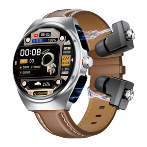 <span class=keywords><strong>Smartwatch</strong></span> <span class=keywords><strong>2</strong></span> in 1 con Auricolari Wireless TWS, Tracker Fitness Sportivo con Cardiofrequenzimetro GT95, Orologi Intelligenti Cinesi con Cinturino in Pelle - Product Image 4