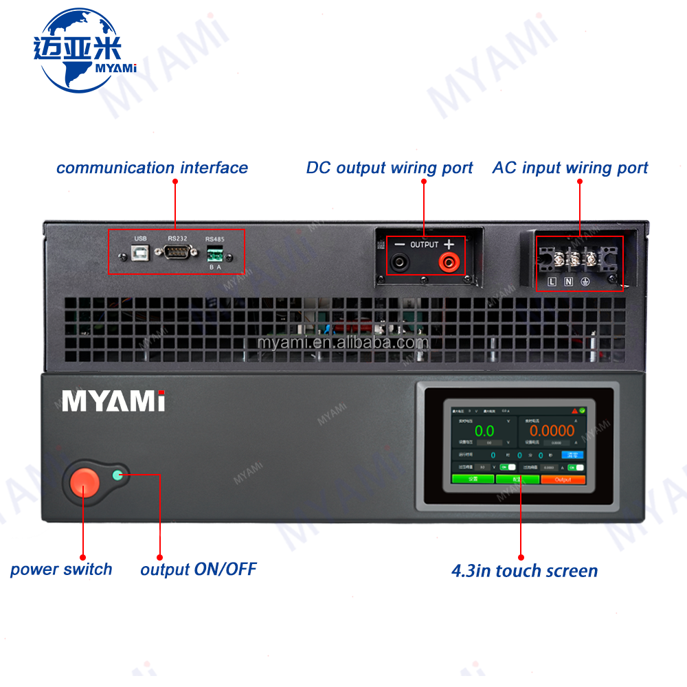 MYAMI AC-DC 1000V 2000V 3000V высоковольтный 1A 1.5A 2A 3A 4.5A блок питания постоянного тока 1000W 1500W 2000W 3000W 4500W RS485
