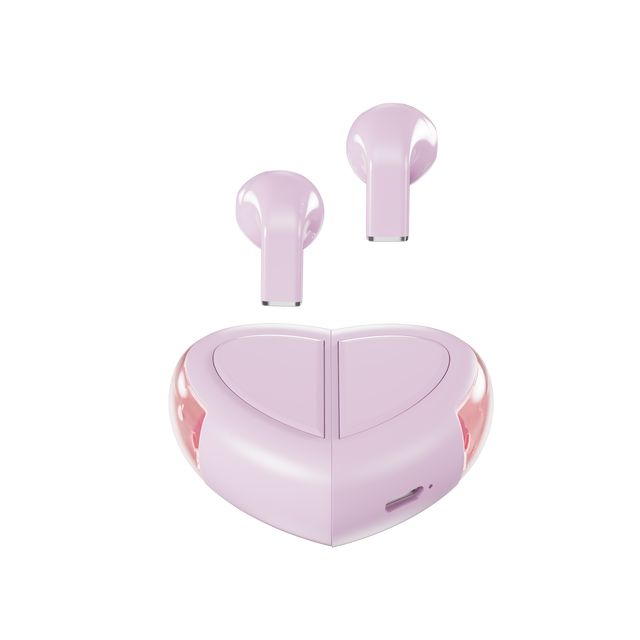 Heart Shaped TWS 5.4 Wireless Earphone AIRBUDS Ear Buds Creative Headphones Hi-Fi Sound Headsets Heartbuds Earbuds
