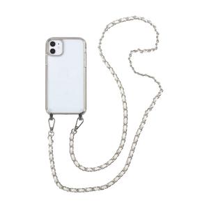 Housses de téléphone portable en acrylique dur pour <span class=keywords><strong>Iphone</strong></span> 16 15 13 Pro Max X 14 <span class=keywords><strong>12</strong></span> Pro collier bandoulière <span class=keywords><strong>coque</strong></span> de téléphone <span class=keywords><strong>avec</strong></span> chaîne en acier inoxydable - Product Image 3