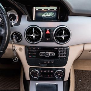 Xingbaiwang Mercedes-Benz Panneau de console centrale en fibre de carbone pour climatisation et lecteur CD 2012-2015 GLK300 260 200 - Product Image 1