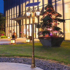 ไฟ LED พลังงานแสงอาทิตย์สำหรับสวนกลางแจ้งกันน้ำ IP65โคมไฟสนามหญ้าสำหรับถนนสนามหน้าบ้านเสาให้แสงสว่างใช้แบตเตอรี่ - Product Image 6