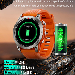New Design 430Mah Smart <strong>Watch</strong> <strong>with</strong> BT Call Flashlight <strong>Compass</strong> 1.39 Inch Screen IP67 Waterproof Fitness Tracker for Men Women - Product Image 3