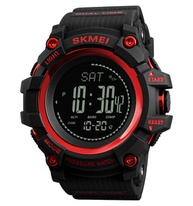 Skmei 1358 Waterproof <span class=keywords><strong>Pedometer</strong></span> Kỹ Thuật Số Xem Chất Lượng Cao Nhiệt Kế Mens La Bàn Đồng Hồ Đeo Tay Sản Xuất Tại Trung Quốc - Product Image 4