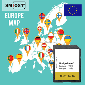 <span class=keywords><strong>Carte</strong></span> SD SMIOST pour voiture VW Navi Tiguan Navigation Map Europe <span class=keywords><strong>Sat</strong></span> Nav CID SD Card (avec données) Karte Europa à V18 - Product Image 1