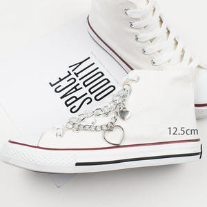 Модная металлическая Серебряная цепочка для обуви - Product Image 3