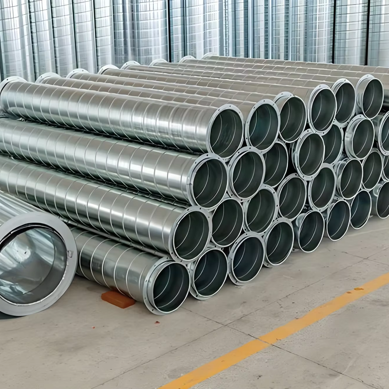 Double Wall Spiral Duct Diffuser Spiral Duct Grilles Efficient