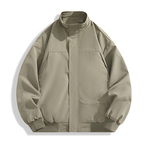 Veste Homme Personnalisée avec Logo – Nouvelle Collection Printemps-Automne 2025 – Style Japonais Décontracté et Confortable pour le Travail – Coupe Ample et Tendance - Product Image 3