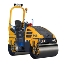 Compacteur routier hydraulique complet XD120-1, mini-compacteur vibrant à double tambour de 2 tonnes, en stock à vendre