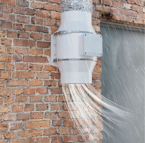 พัดลมดูดอากาศแบบอินไลน์ ขนาด 3/4/5/6/8/10/12 นิ้ว เลือกได้ มอเตอร์ AC/EC ตัวเครื่องไม่เป็นสนิม แรงดันสูง เสียงเบา ประหยัดพลังงาน รับผลิตแบบ OEM - Product Image 1