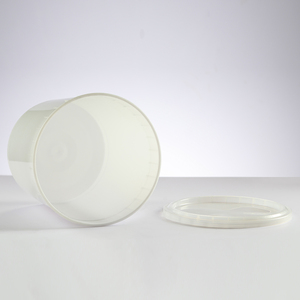 9.5 L Ice Cream pail vòng linh hoạt dán thùng xô Stackable rõ ràng gallon thùng với Snap trên nắp - Product Image 4