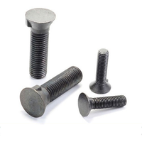 Baut Countersunk Nib Datar Bulat Galvanis DIN 604 M6-M24 Dengan Mur Segi Enam