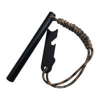 Allume-feu en alliage de magnésium direct usine, outil d'allumage d'urgence pour la survie en extérieur avec poignée, accessoire de randonnée durable